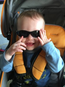 Heading out for a stroller ride around the neighborhood today, as I was writing this blog!