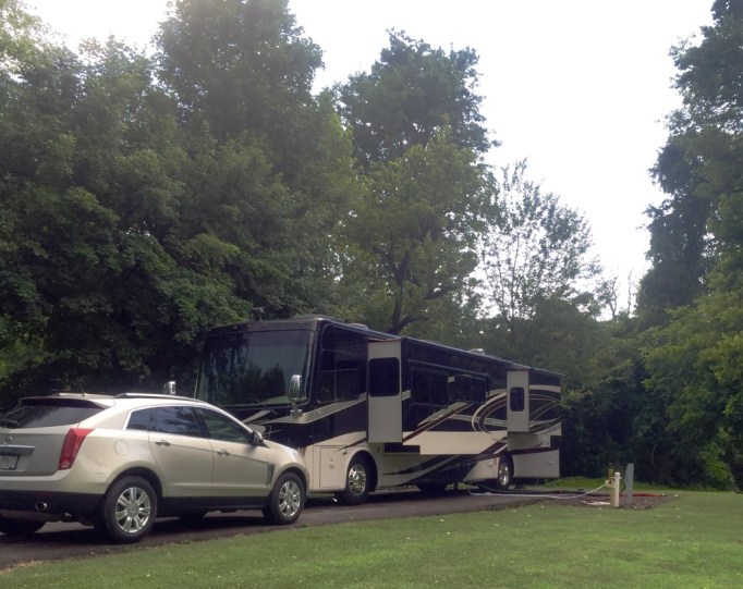 Our full hook up site for two days, #33