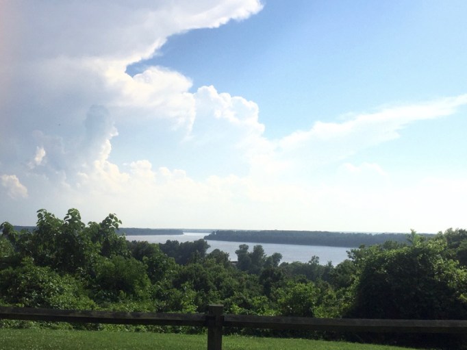 The view from the campground. It's a few sites down from us.