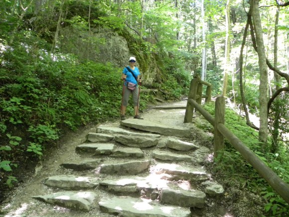 Natural steps don't bother me! Strange isn't it?