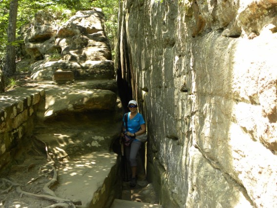 Here is another view as I ended the squeeze through.