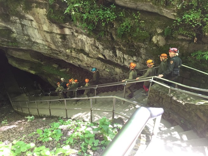 Trog tour is made up of 8 to 12 year olds. These are our future geologist s and explorers!