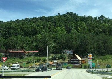 This is the sight we see as we exited Slade.