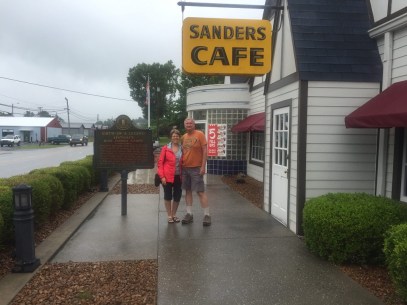 I remember the picture of my mom and Cliff standing here, too. Yep, mom was here!