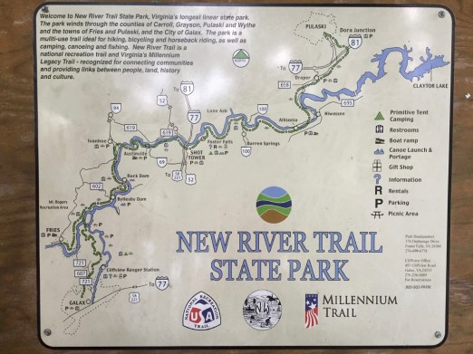 A sign we found after we passed the Shot Tower.