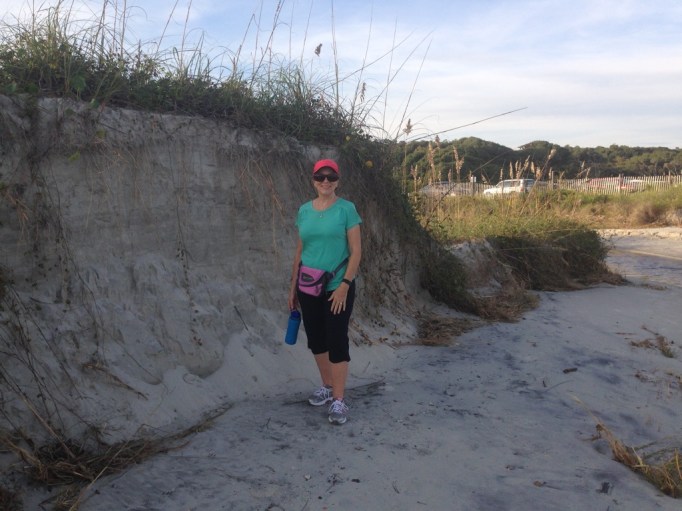 Amazing that we captured this picture of the sand dunes at between Myrtle Beach State Park and Springmaid Beach.