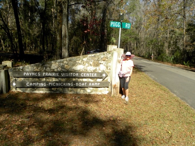 The campground was just a few 100 yards away, but the visitor center a few miles!