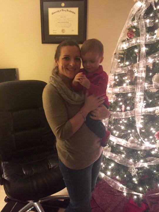 Our beautiful daughter and youngest grandson.
