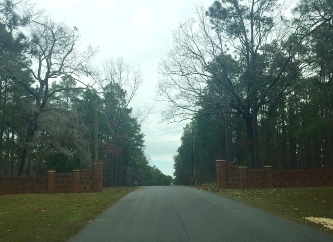 It was a mile from the Ranger Station to this brick wall entrance. Very impressive....but then....