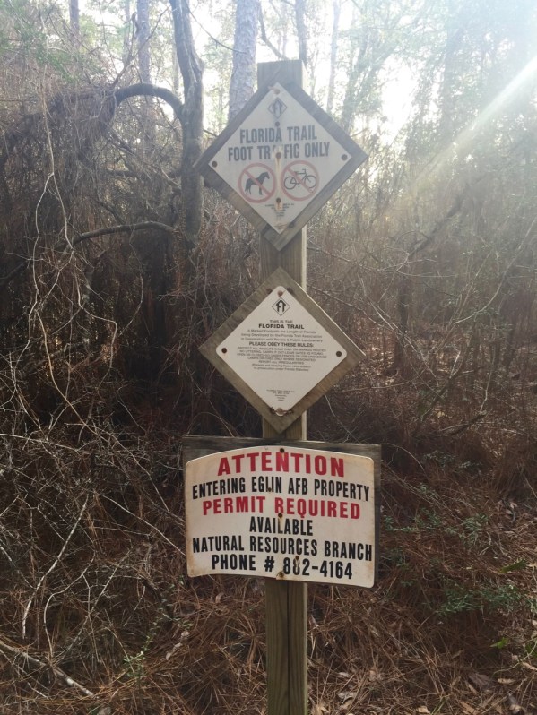 Were we supposed to get passes to walk on this trail?